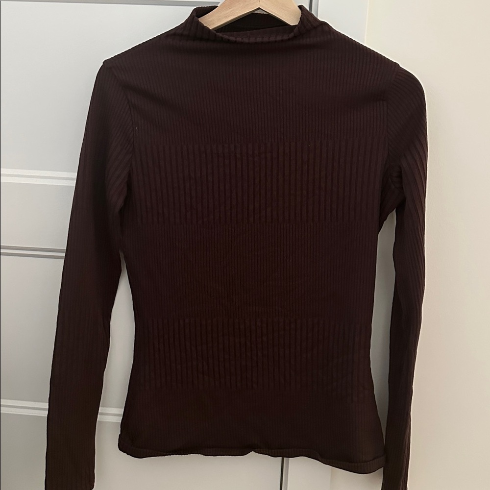 Nike Brown Dri-FIT Yoga Top